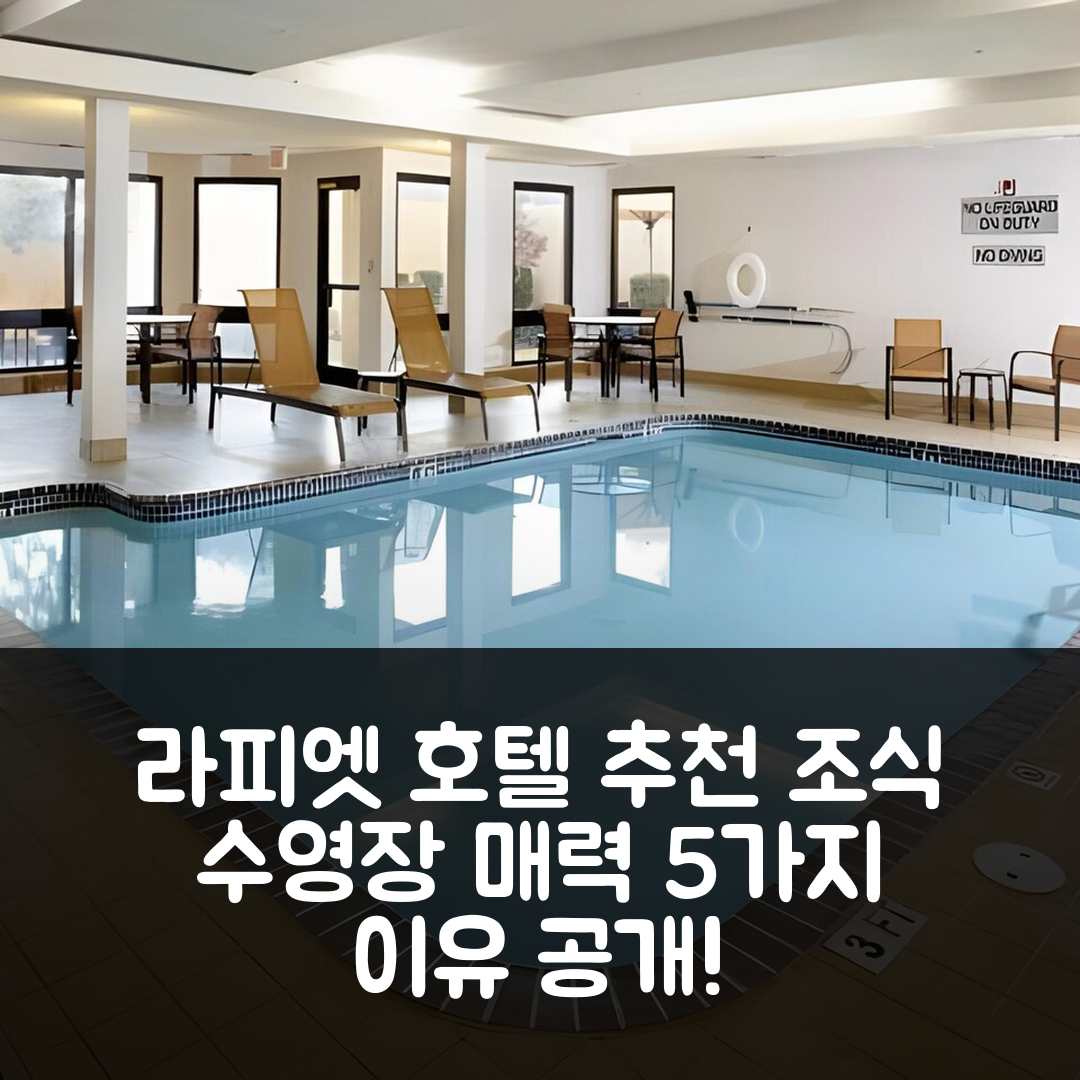 라피엣 숙소 여행 호텔 추천 코트야드 라피엣 에어포트 | 조식과 수영장이 매력적인 5가지 이유
