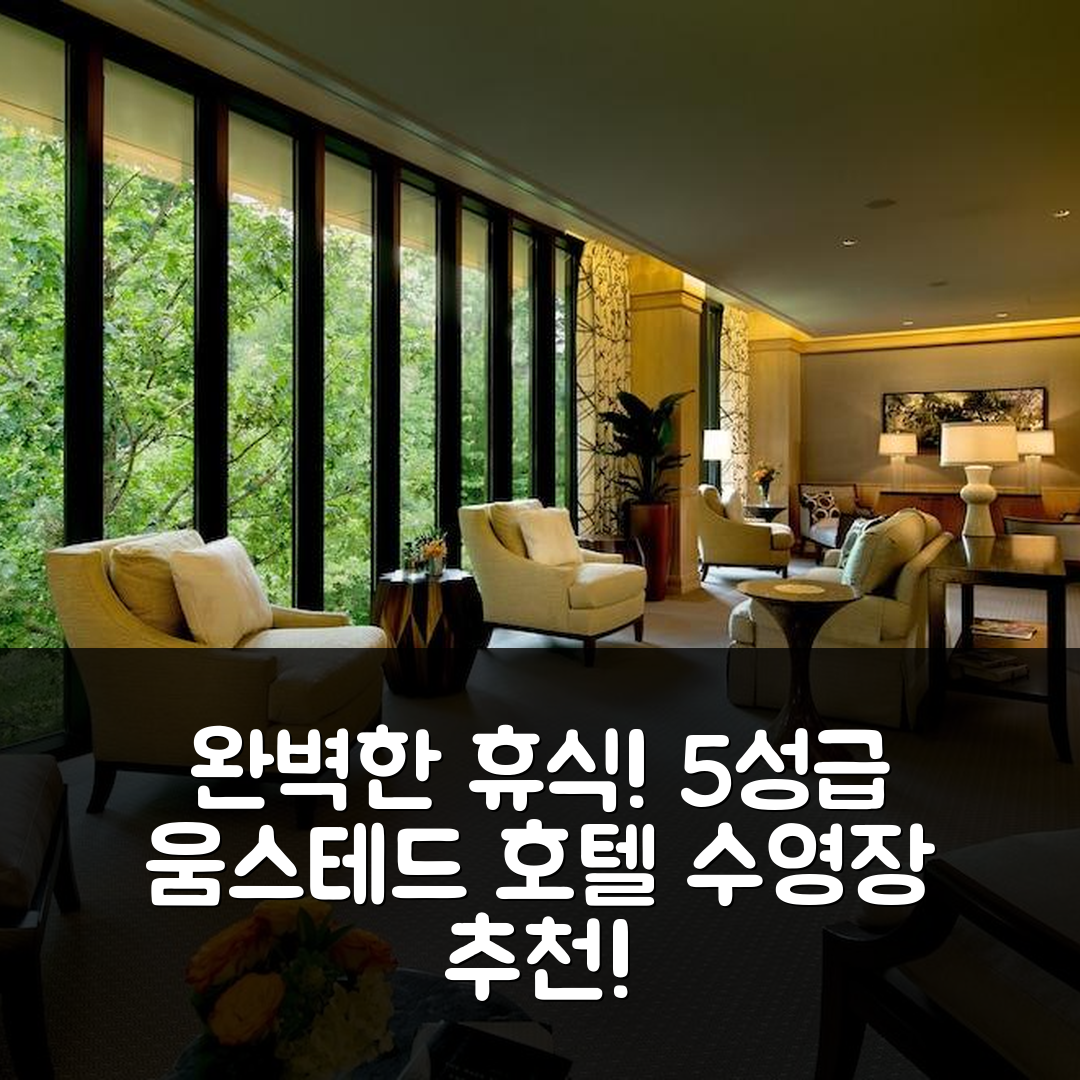 캐리 숙소 여행 호텔 추천 움스테드 호텔 앤드 스파 | 5성급 조식과 수영장으로 완벽한 휴식 7가지 팁