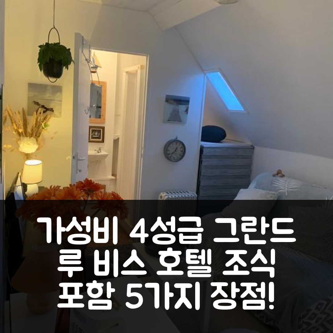 얼트 숙소 여행 호텔 추천 45 그란드 루 비스 호텔 | 가성비 좋은 4성급 위치와 조식 5가지 장점