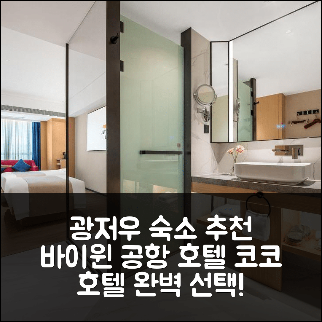 광저우 숙소 여행 호텔 추천 바이윈 에어포트 코코 호텔 → 광저우 숙소 여행 호텔 추천 바이윈 에어포트 코코 호텔